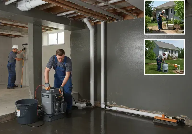 Basement Waterproofing and Flood Prevention process in Bohners Lake, WI